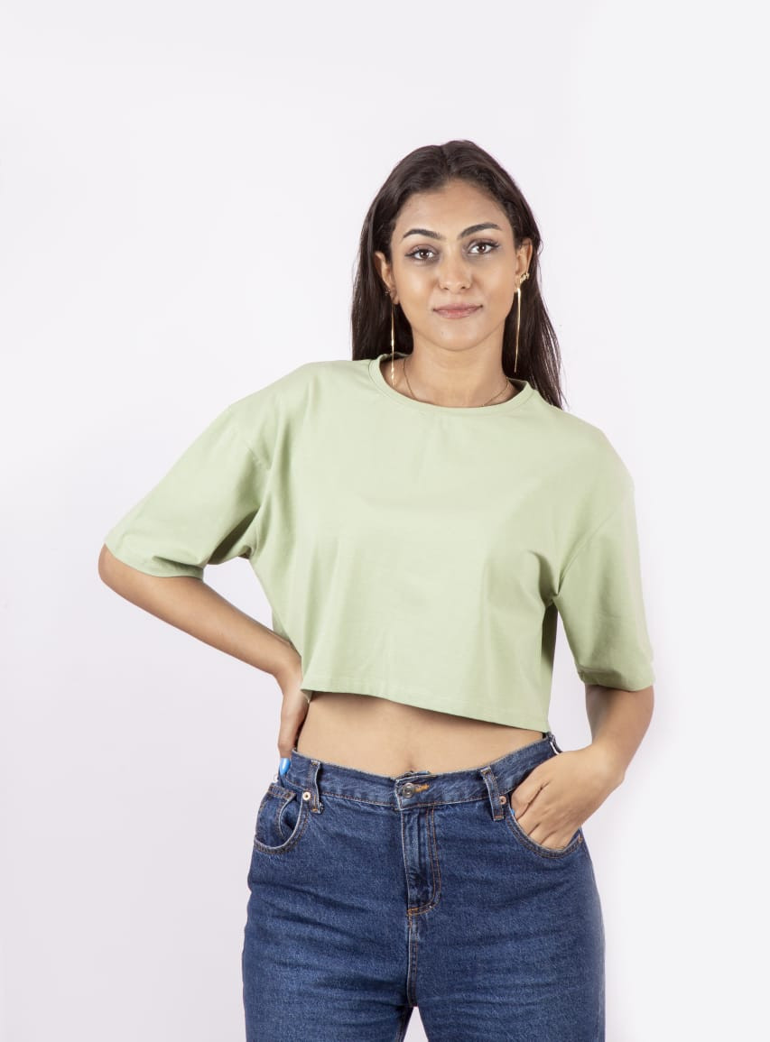 Crop Top - Mint Green