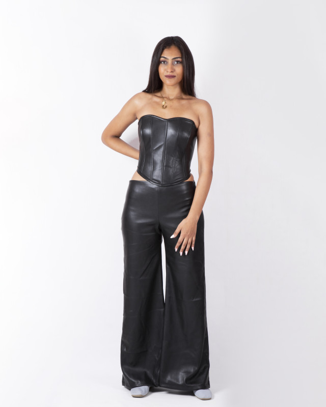 Leather suit - Black